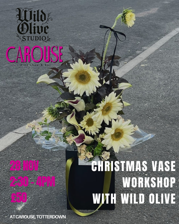 Christmas Vase Workshop with Wild Olive Studio