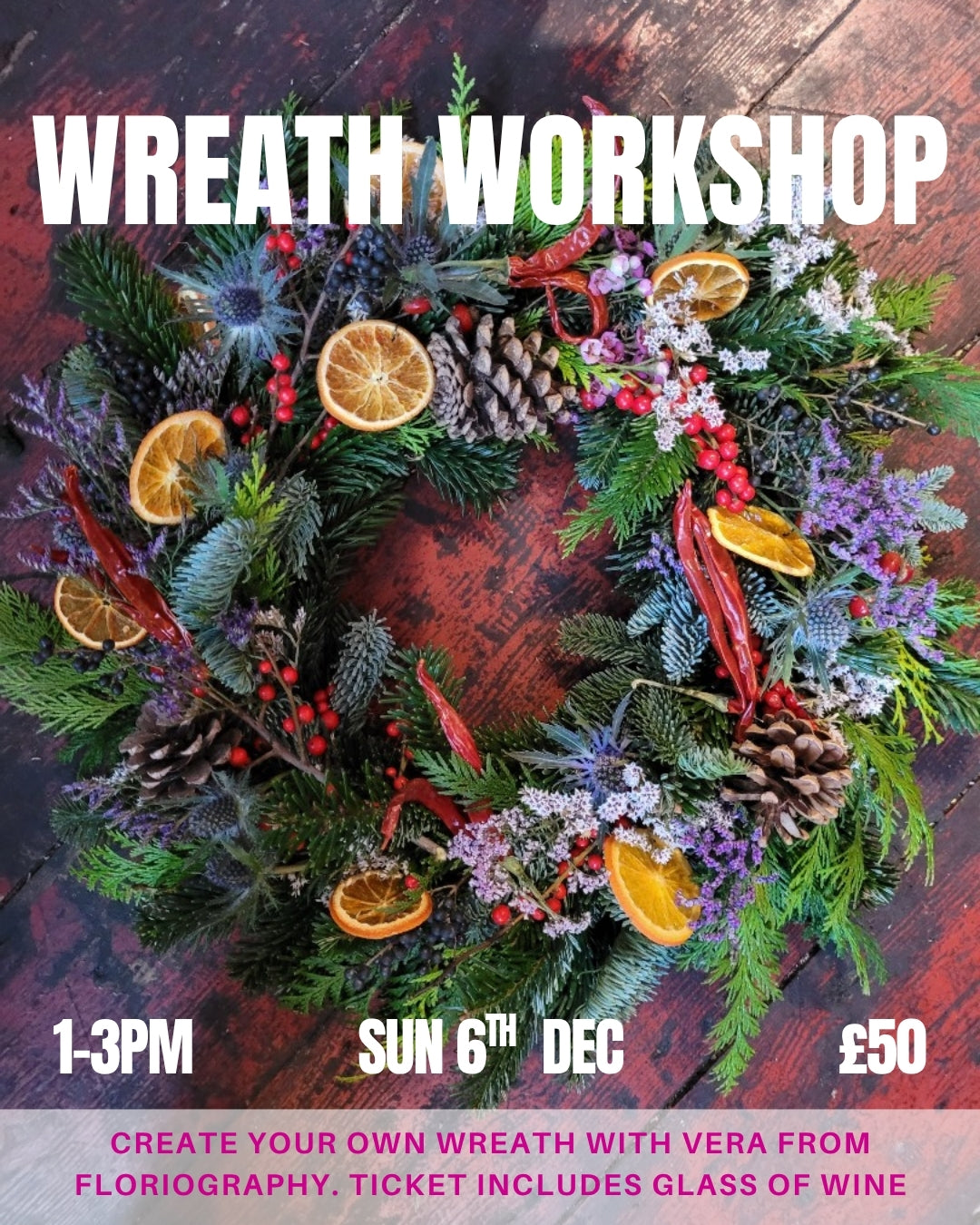 Christmas Wreaths with Floriography