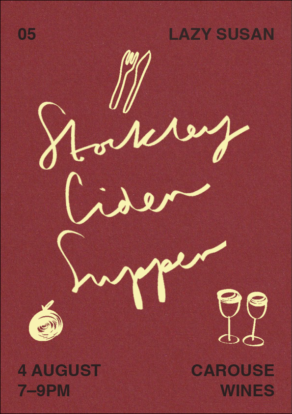 Lazy Susan Pop-Up Supper with Stockley Cider Pairings