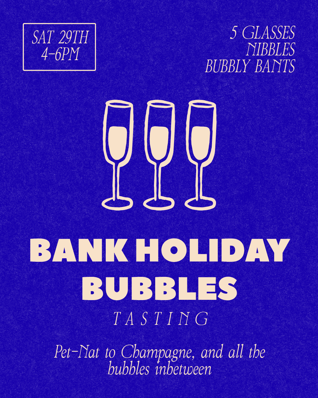 Bubbles Tasting