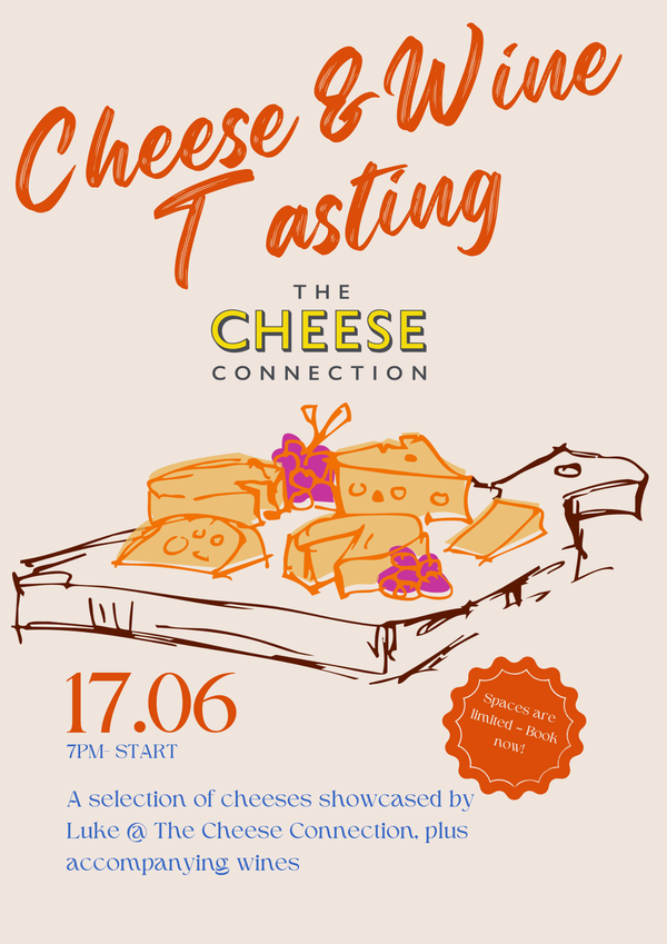 Cheese & Wine Tasting with The Cheese Connection