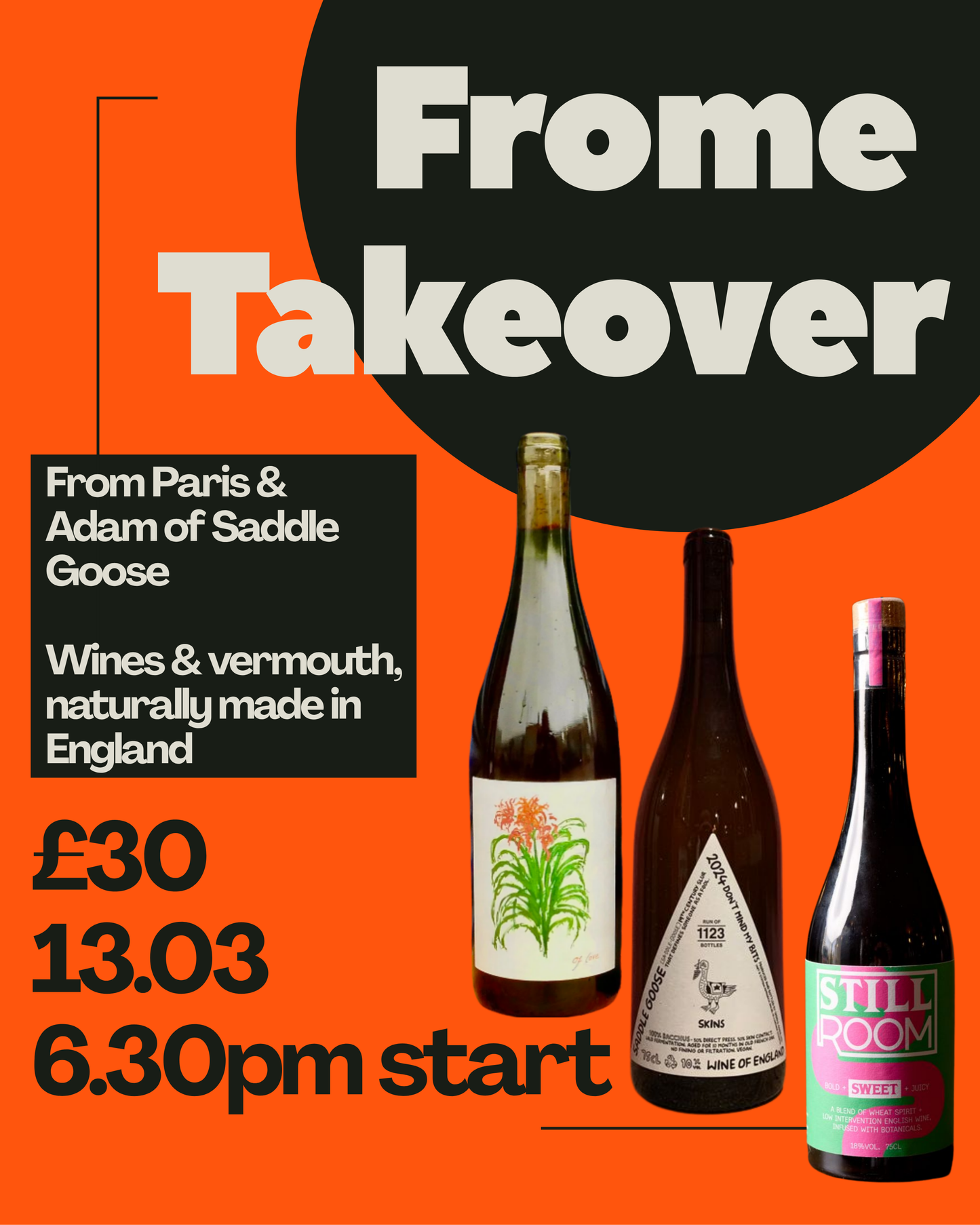 Frome Takeover - Saddle Goose & From Paris
