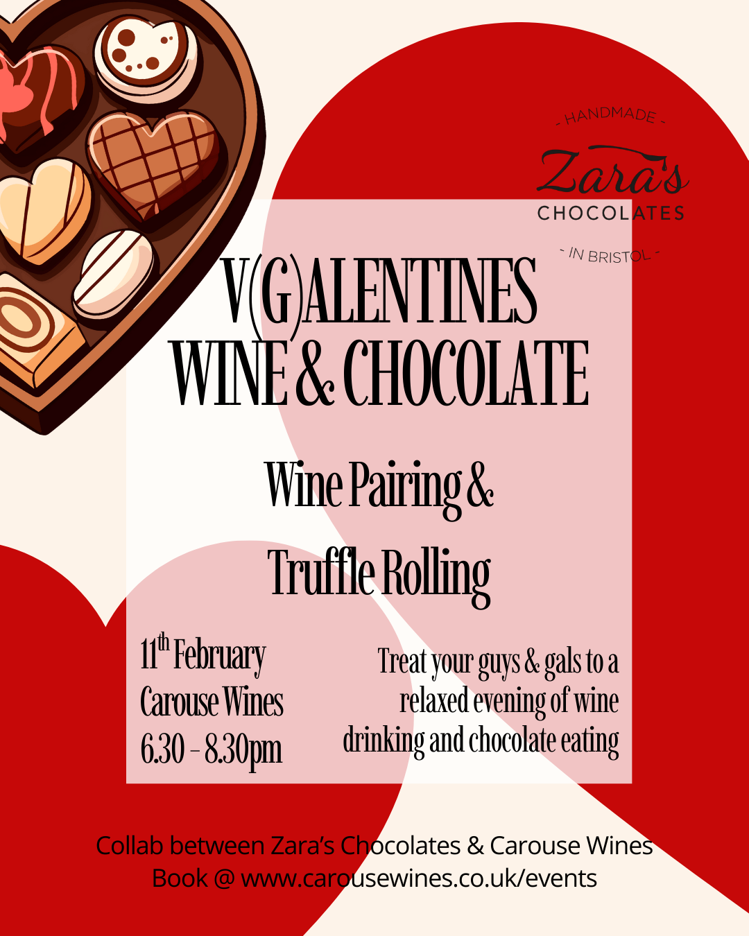 Chocolate & Wine with Zara's Chocolates