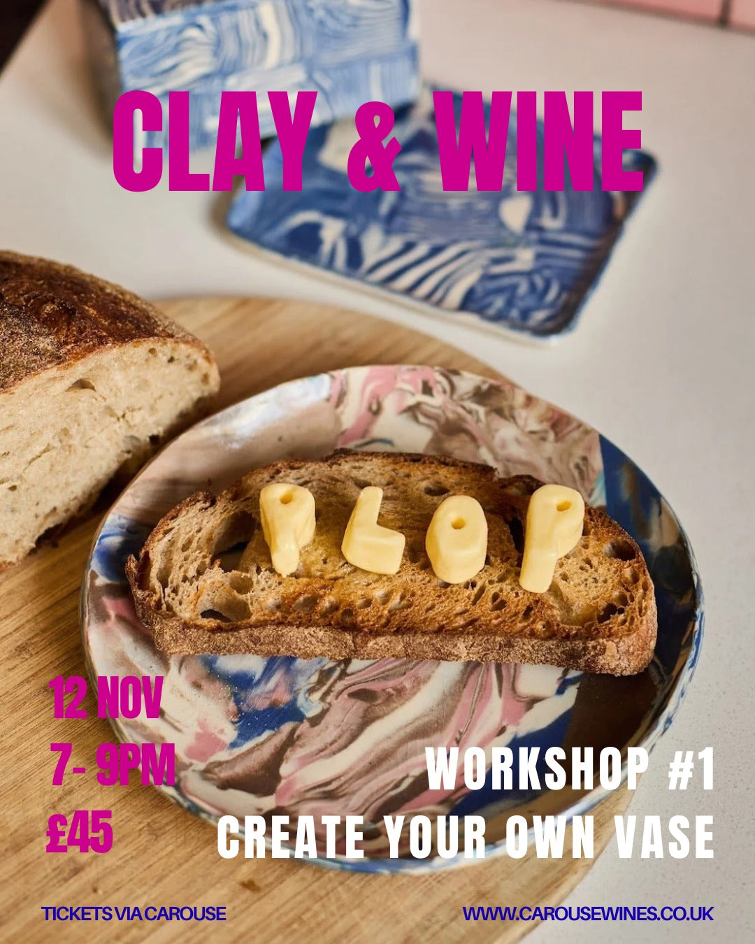 Clay & Wine - Make Your Own Vase